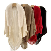 Fashion Women's Wool Shawl Coat