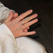 Ladies Shiny Zircon Rhinestone